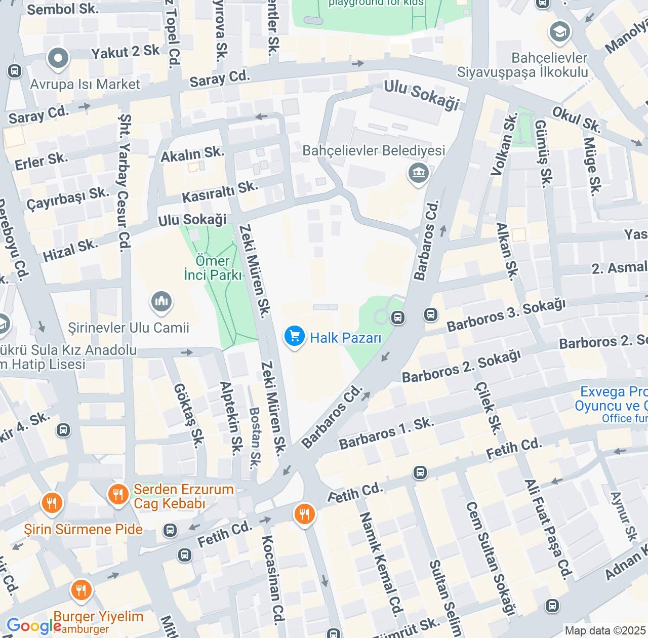 Map image for Intellectual Property Lawyers in Bahcelievler and Istanbul IP firms at coordinates  ; .