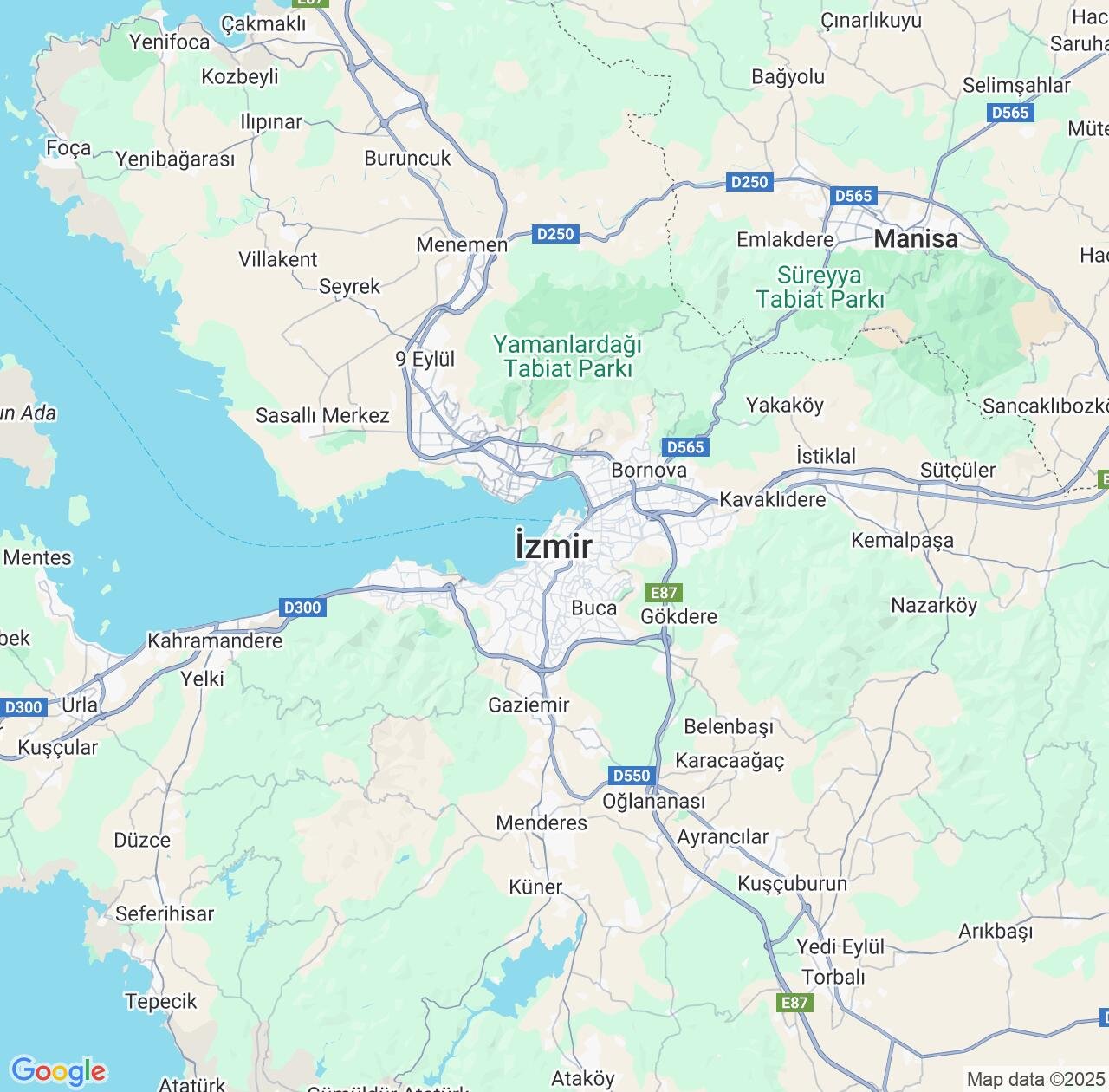 Map image for Intellectual Property Lawyers in Izmir and İzmir Province IP firms at coordinates  ; .
