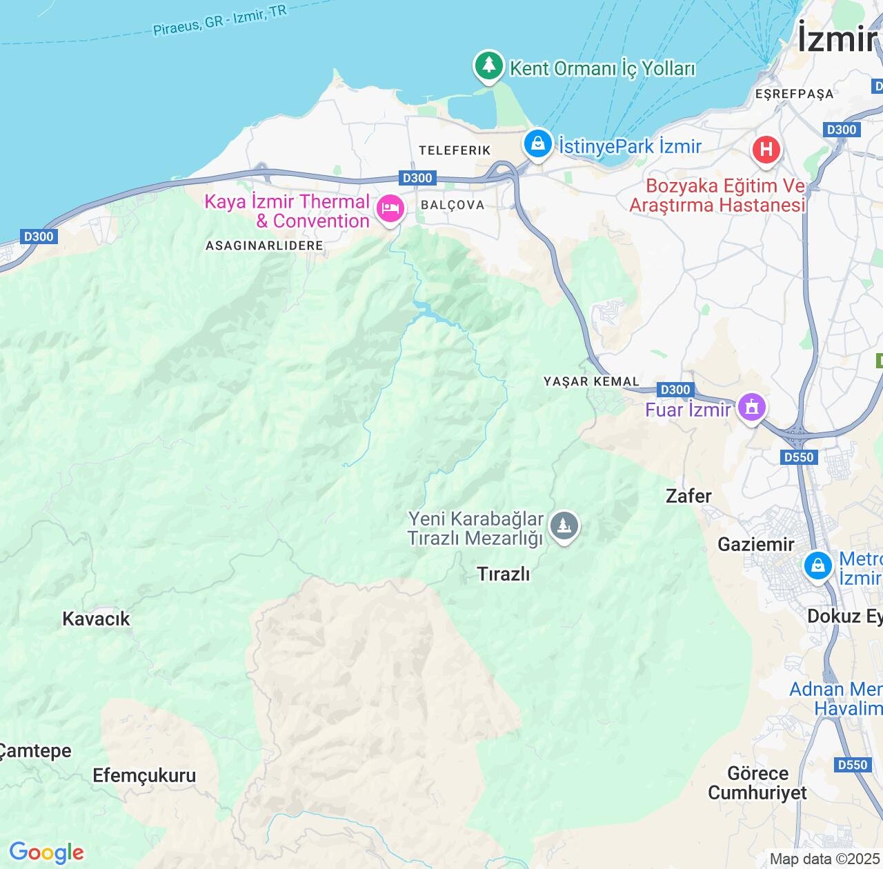 Map image for Intellectual Property Lawyers in Karabaglar and İzmir Province IP firms at coordinates  ; .