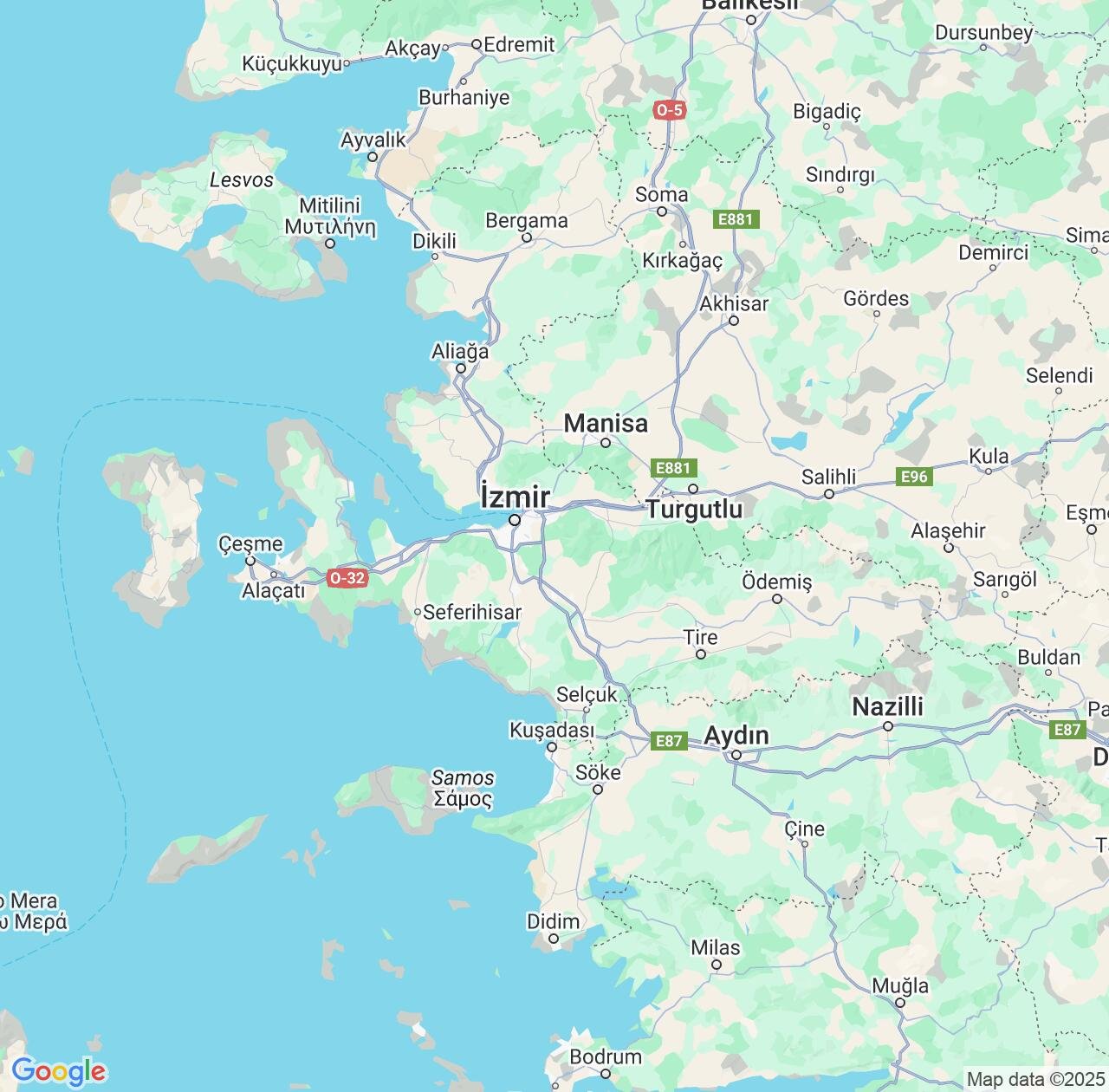 Map image for Intellectual Property Lawyers in İzmir Province and Turkey IP firms at coordinates  ; .