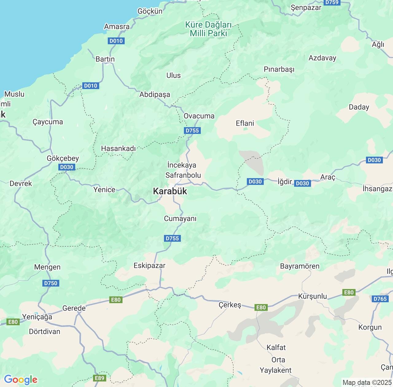 Map image for Intellectual Property Lawyers in Karabük Province and Turkey IP firms at coordinates  ; .