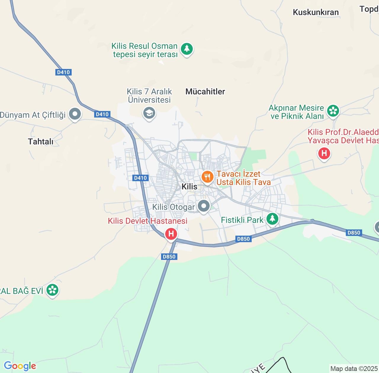 Map image for Intellectual Property Lawyers in Kilis and Turkey IP firms at coordinates  ; .