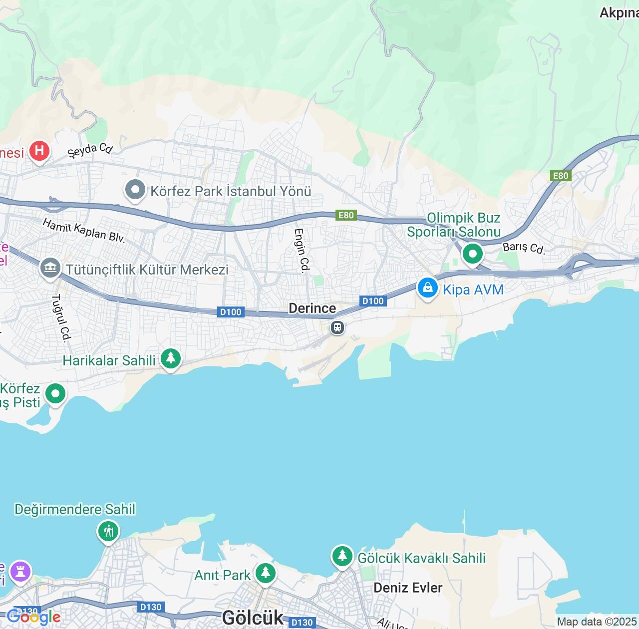 Map image for Intellectual Property Lawyers in Derince and Kocaeli IP firms at coordinates  ; .