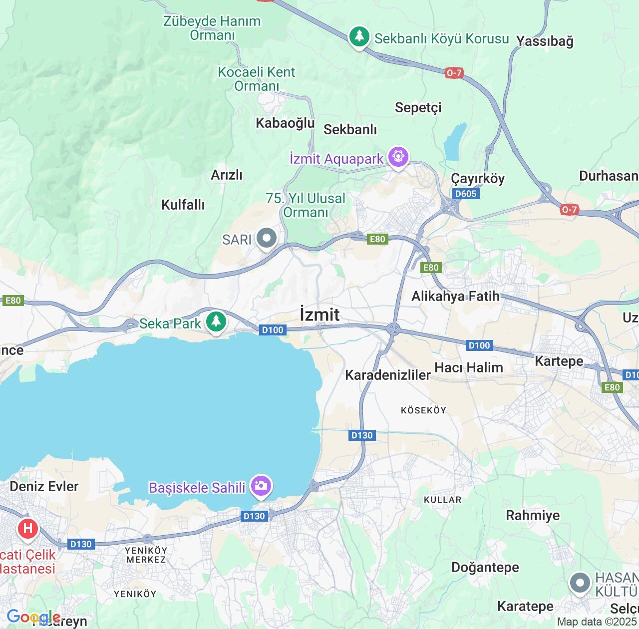 Map image for Intellectual Property Lawyers in Izmit and Kocaeli IP firms at coordinates  ; .