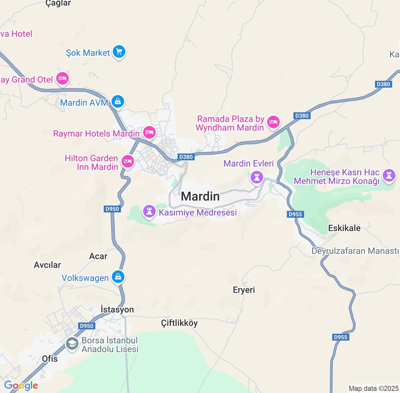 Map image for Intellectual Property Lawyers in Mardin and Turkey IP firms at coordinates  ; .
