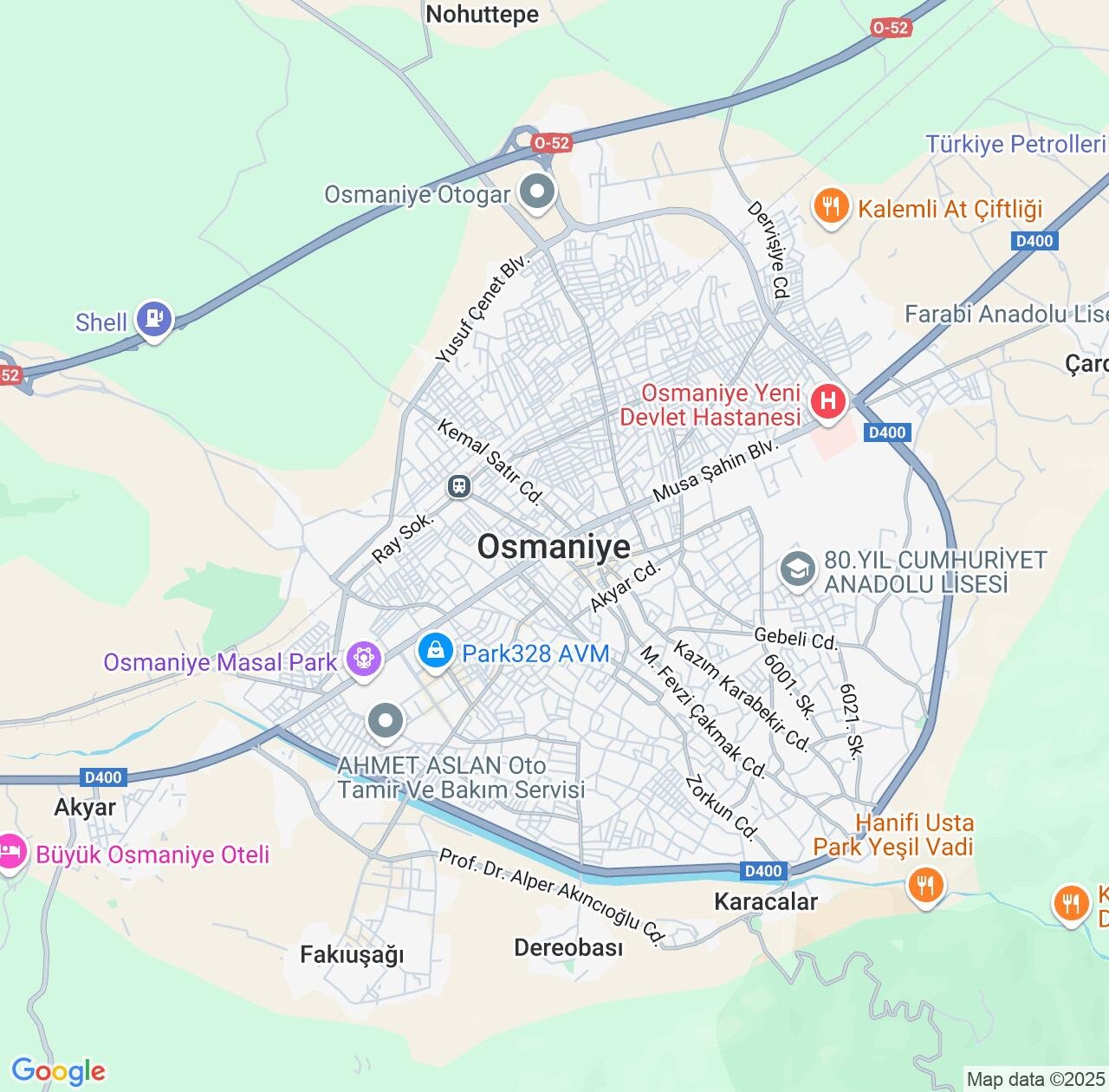 Map image for Intellectual Property Lawyers in Osmaniye and Turkey IP firms at coordinates  ; .