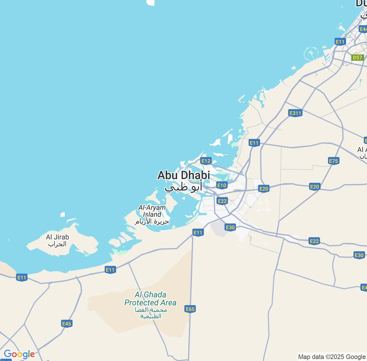 Map image for Intellectual Property Lawyers in Abu Dhabi and United Arab Emirates IP firms at coordinates  ; .