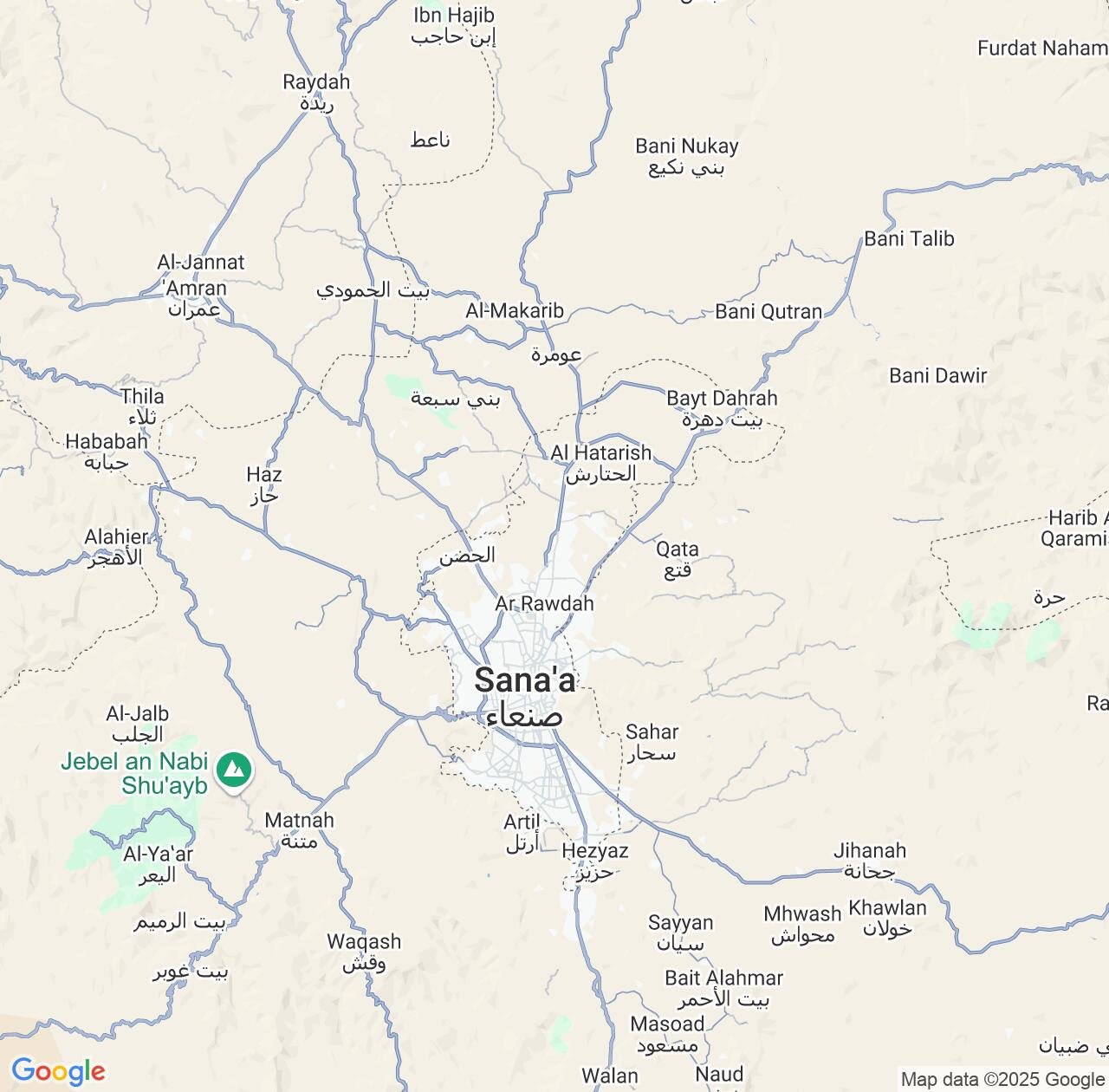 Map image for Intellectual Property Lawyers in Amanat Alasimah and Yemen IP firms at coordinates  ; .