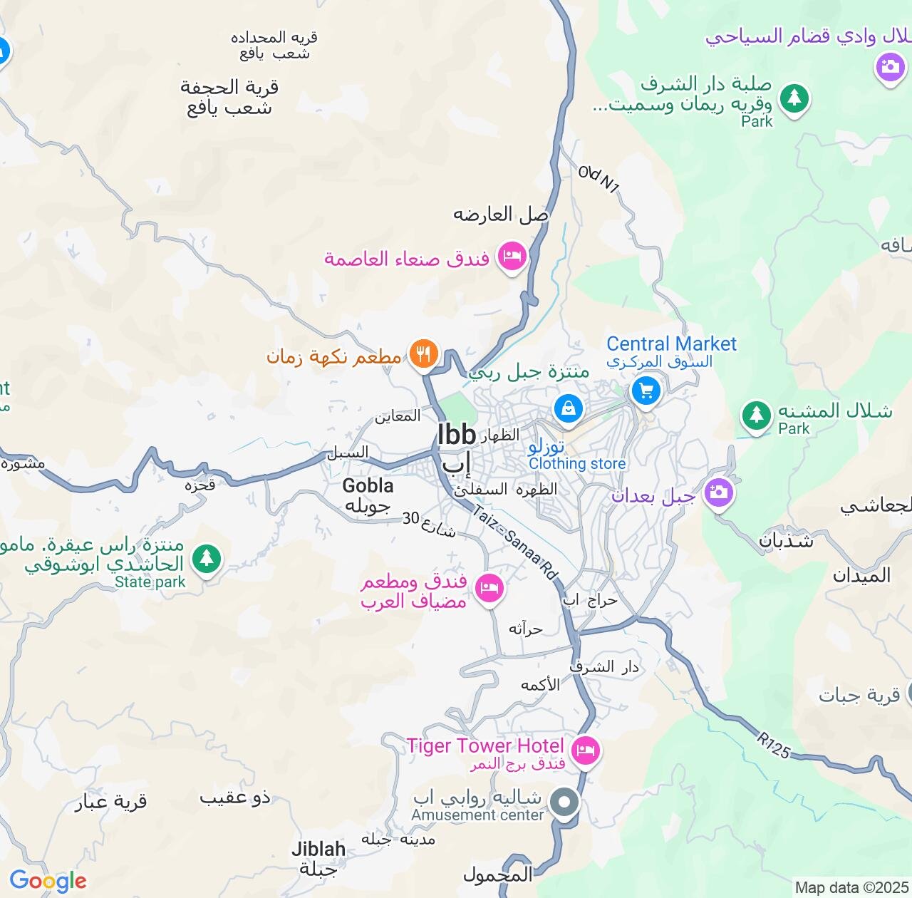 Map image for Intellectual Property Lawyers in Ibb and Ibb Governorate IP firms at coordinates  ; .