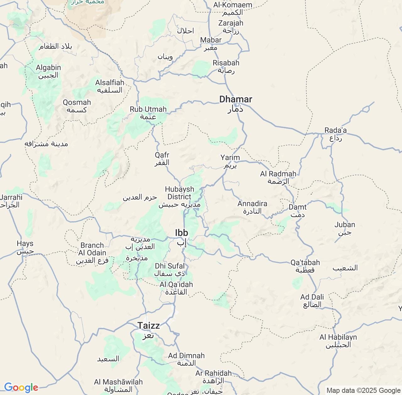 Map image for Intellectual Property Lawyers in Ibb Governorate and Yemen IP firms at coordinates  ; .