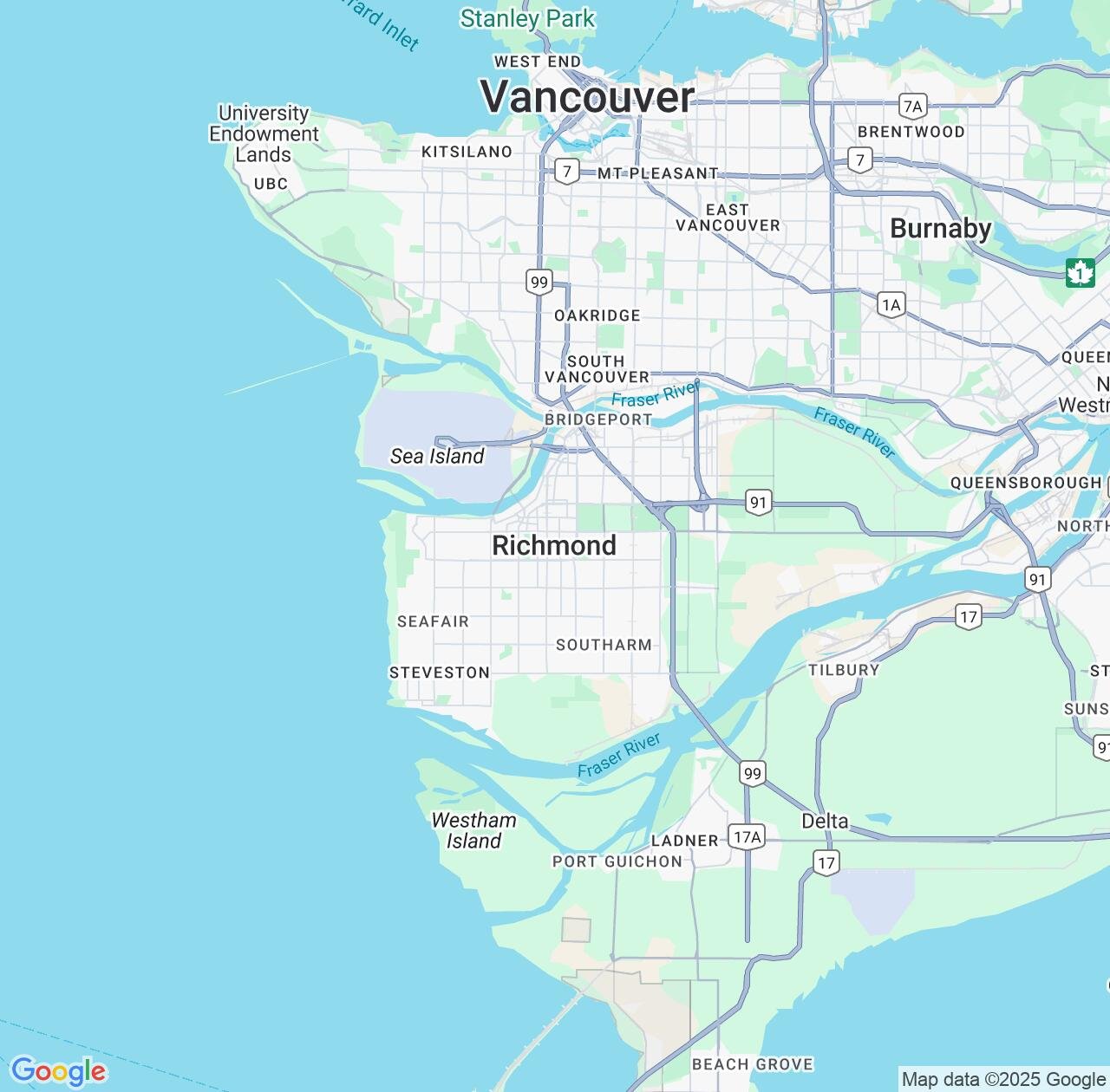 Map image for Intellectual Property Lawyers in Richmond and British Columbia IP firms at coordinates  ; .