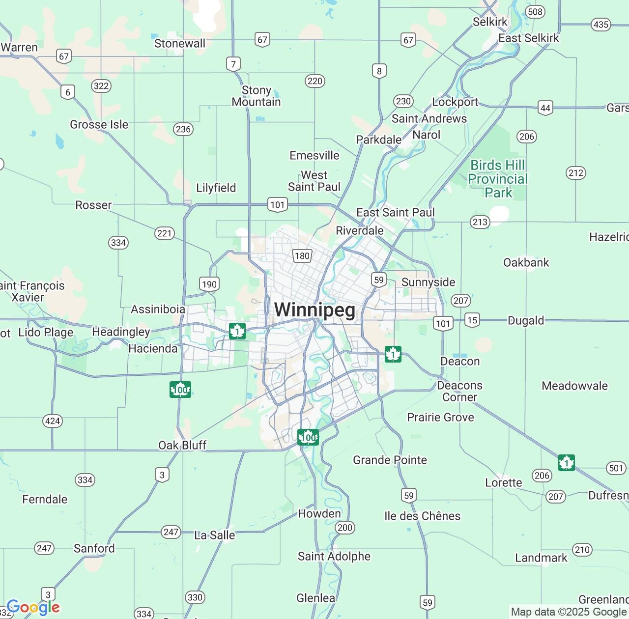 Map image for Intellectual Property Lawyers in Winnipeg and Manitoba IP firms at coordinates  ; .