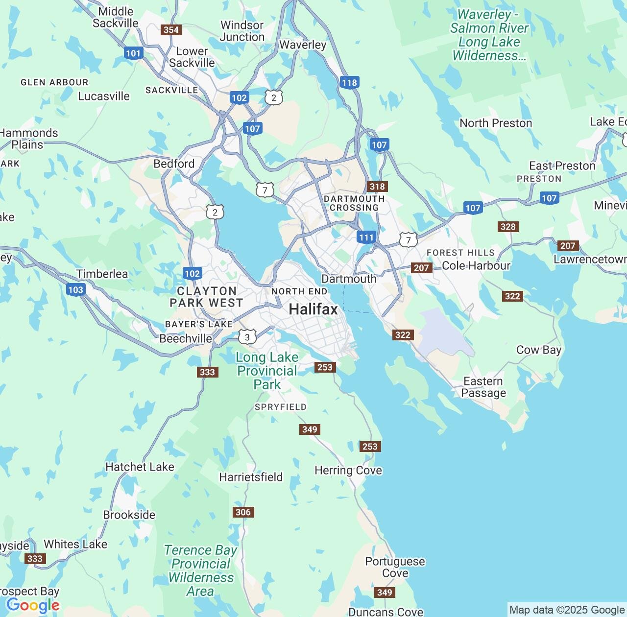 Map image for Intellectual Property Lawyers in Halifax and Nova Scotia IP firms at coordinates  ; .