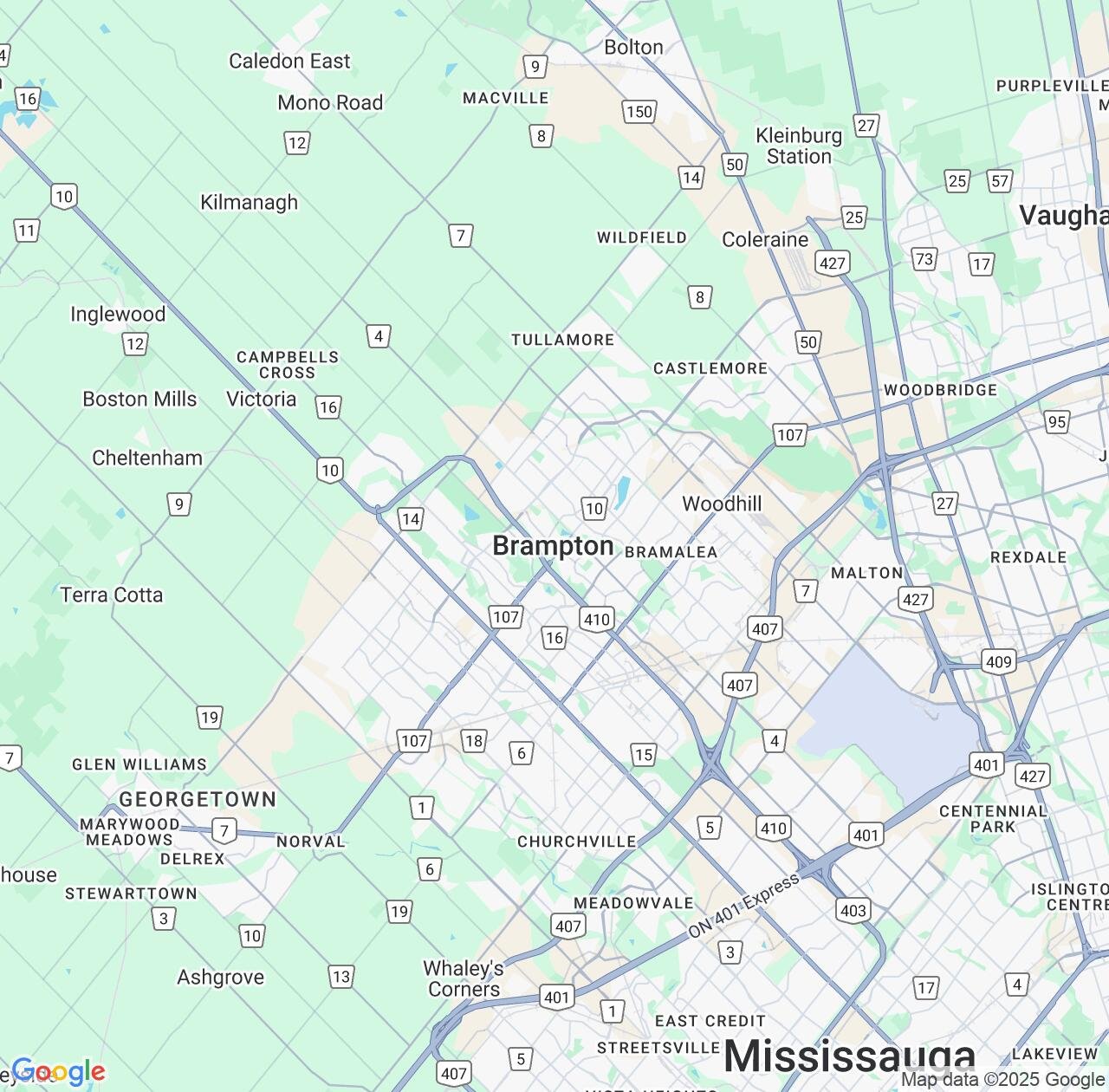 Map image for Intellectual Property Lawyers in Brampton and Ontario IP firms at coordinates  ; .