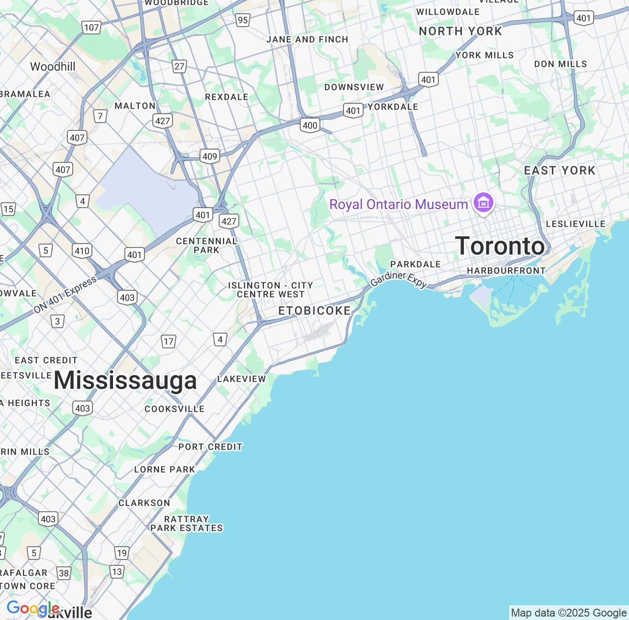 Map image for Intellectual Property Lawyers in Etobicoke and Ontario IP firms at coordinates  ; .