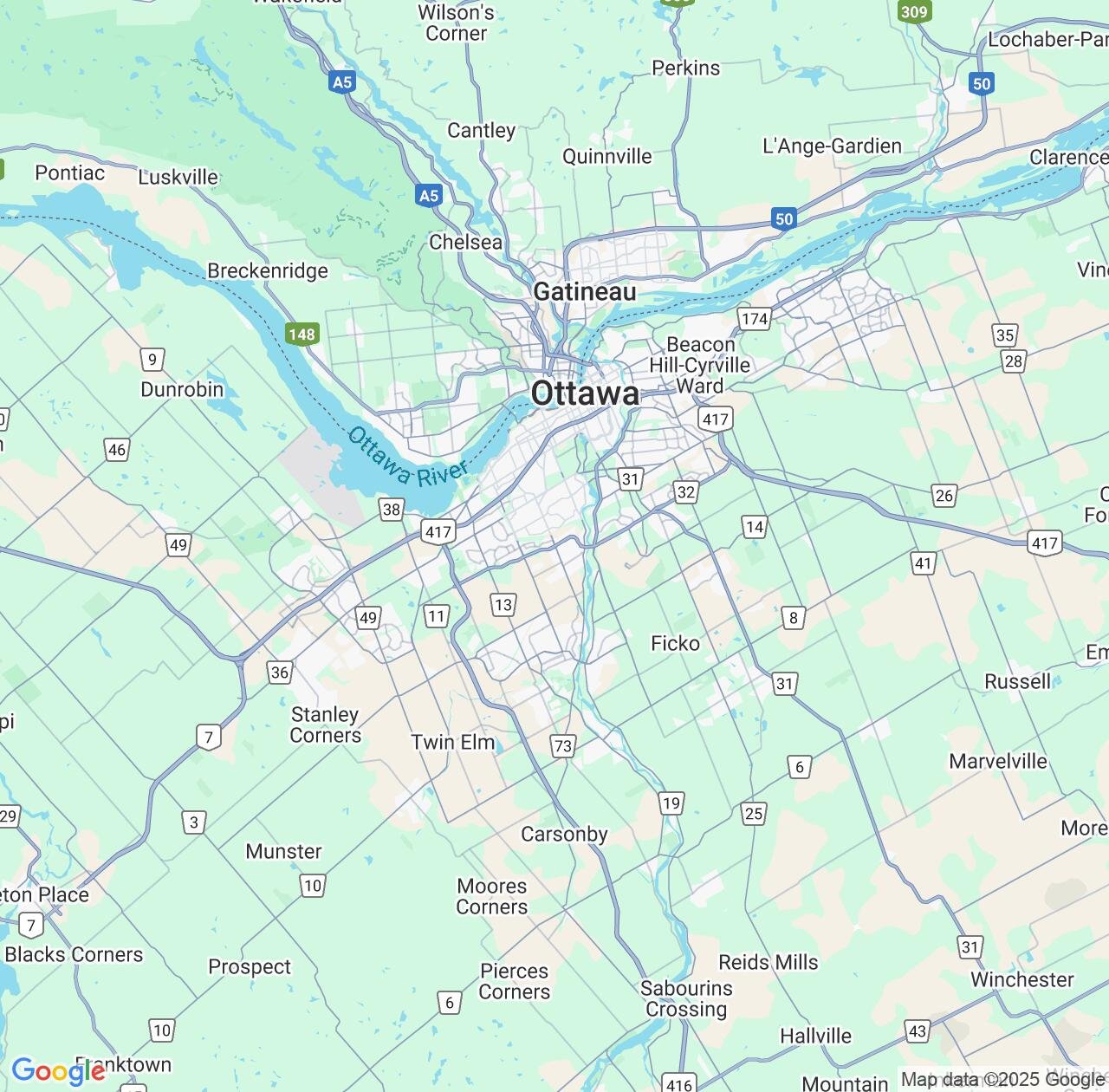 Map image for Intellectual Property Lawyers in Nepean and Ontario IP firms at coordinates  ; .