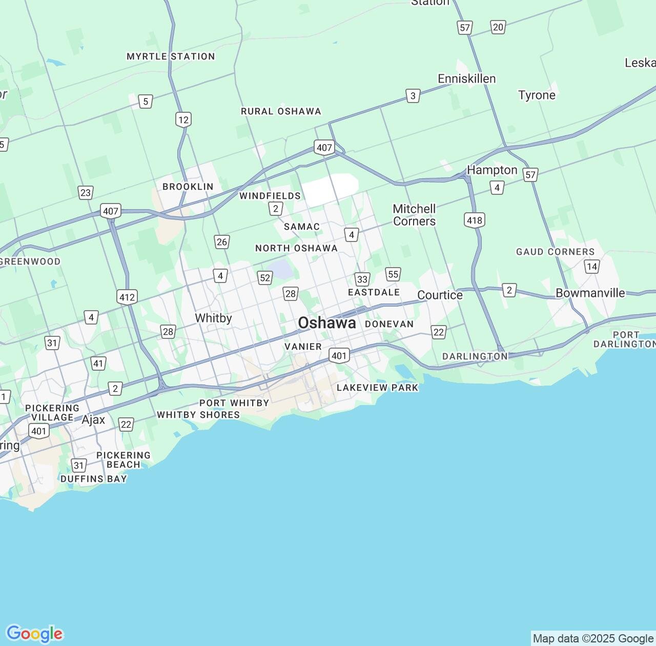 Map image for Intellectual Property Lawyers in Oshawa and Ontario IP firms at coordinates  ; .