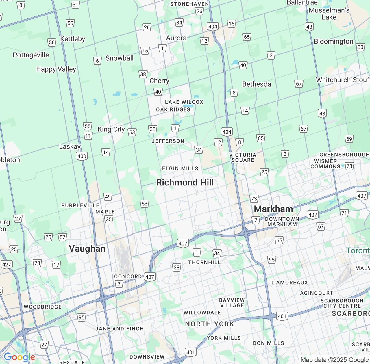 Map image for Intellectual Property Lawyers in Richmond Hill and Ontario IP firms at coordinates  ; .