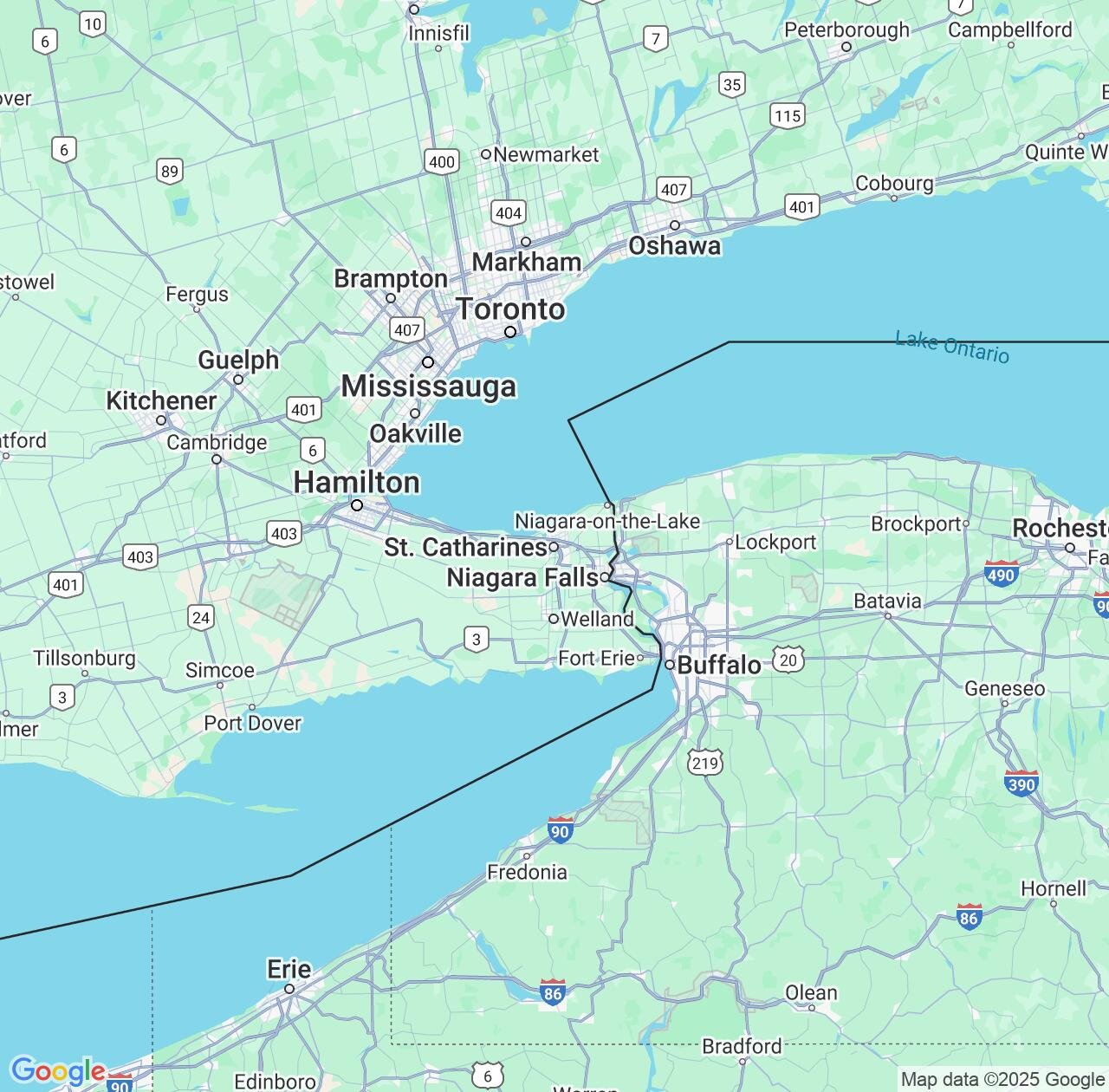 Map image for Intellectual Property Lawyers in St. Catharines and Ontario IP firms at coordinates  ; .