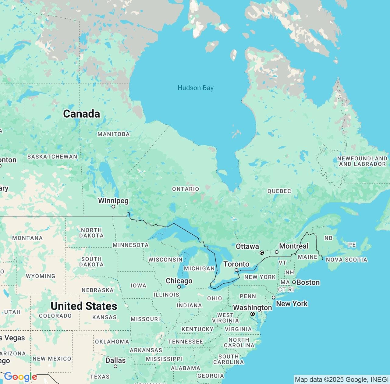 Map image for Intellectual Property Lawyers in Ontario and Canada IP firms at coordinates  ; .