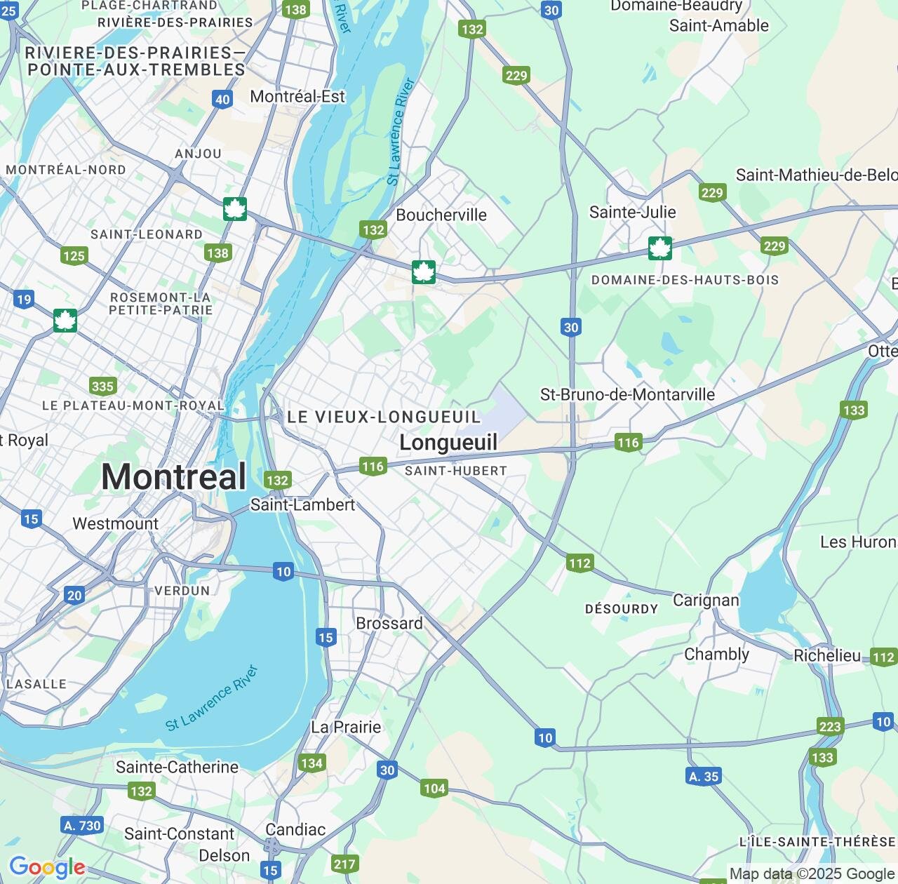 Map image for Intellectual Property Lawyers in Longueuil and Quebec IP firms at coordinates  ; .