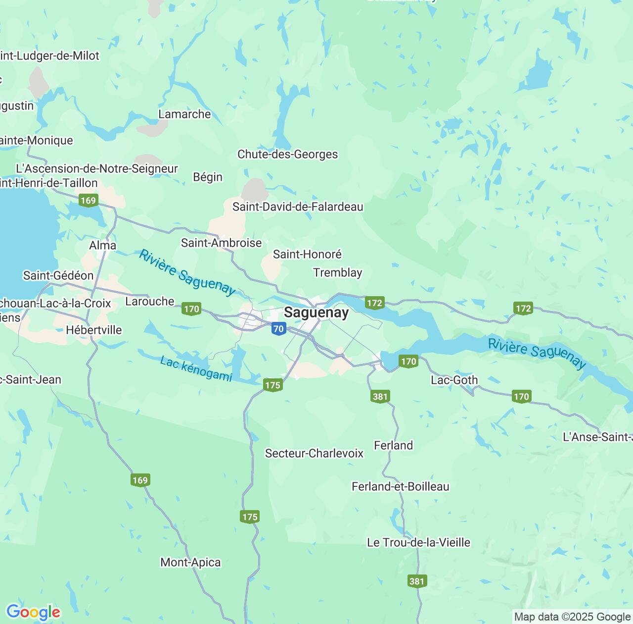 Map image for Intellectual Property Lawyers in Saguenay and Quebec IP firms at coordinates  ; .