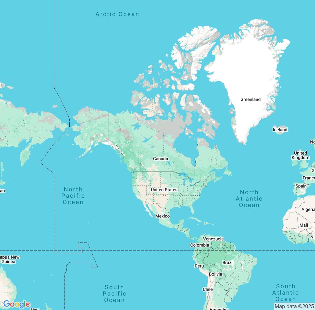 Map image for Intellectual Property Lawyers in Canada and North America IP firms at coordinates  ; .