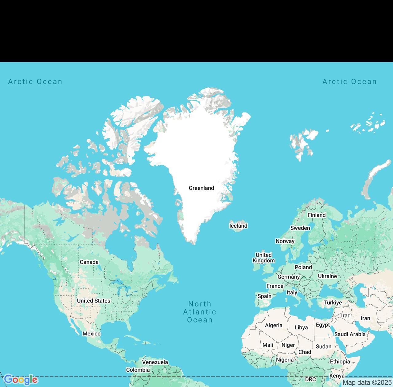 Map image for Intellectual Property Lawyers in Greenland and North America IP firms at coordinates  ; .