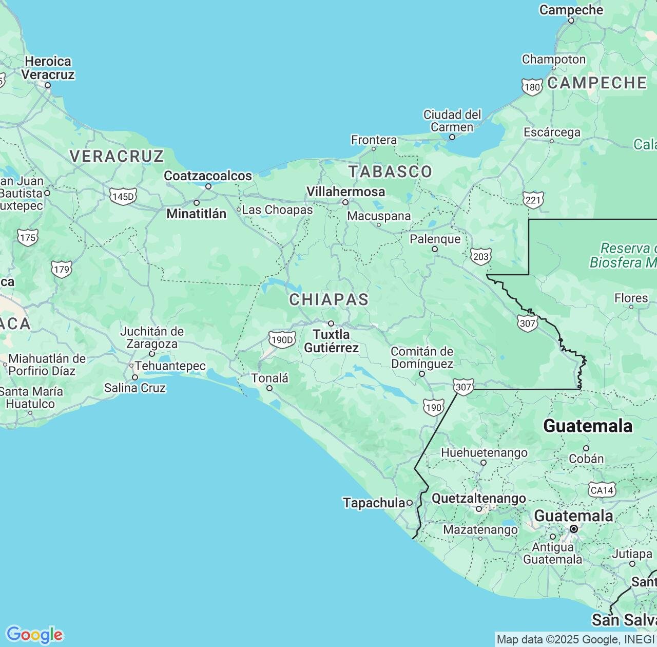 Map image for Intellectual Property Lawyers in Chiapas and Mexico IP firms at coordinates  ; .