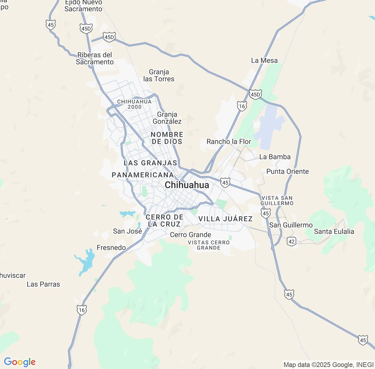 Map image for Intellectual Property Lawyers in Chihuahua and Mexico IP firms at coordinates  ; .