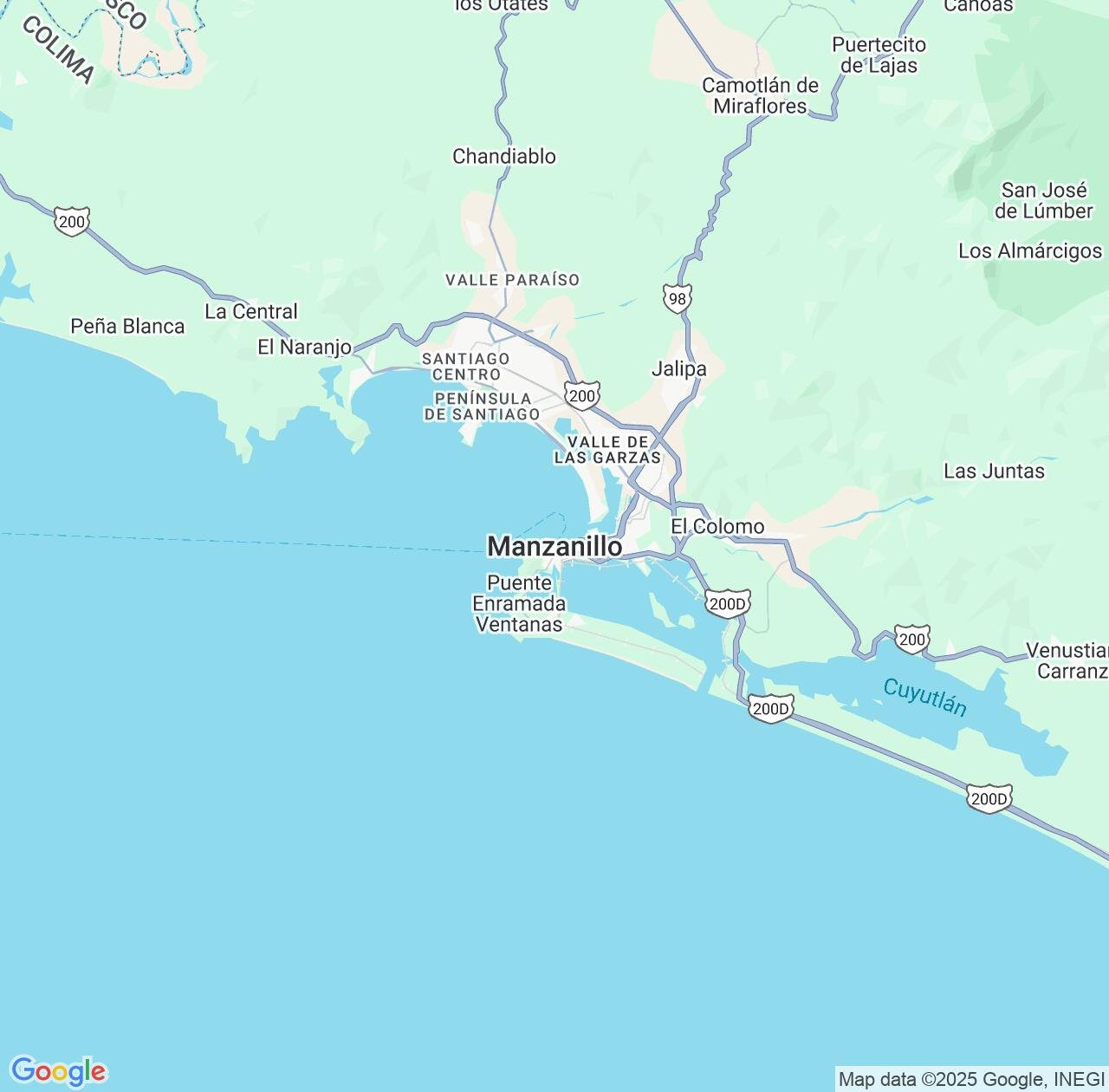 Map image for Intellectual Property Lawyers in Manzanillo and Colima IP firms at coordinates  ; .