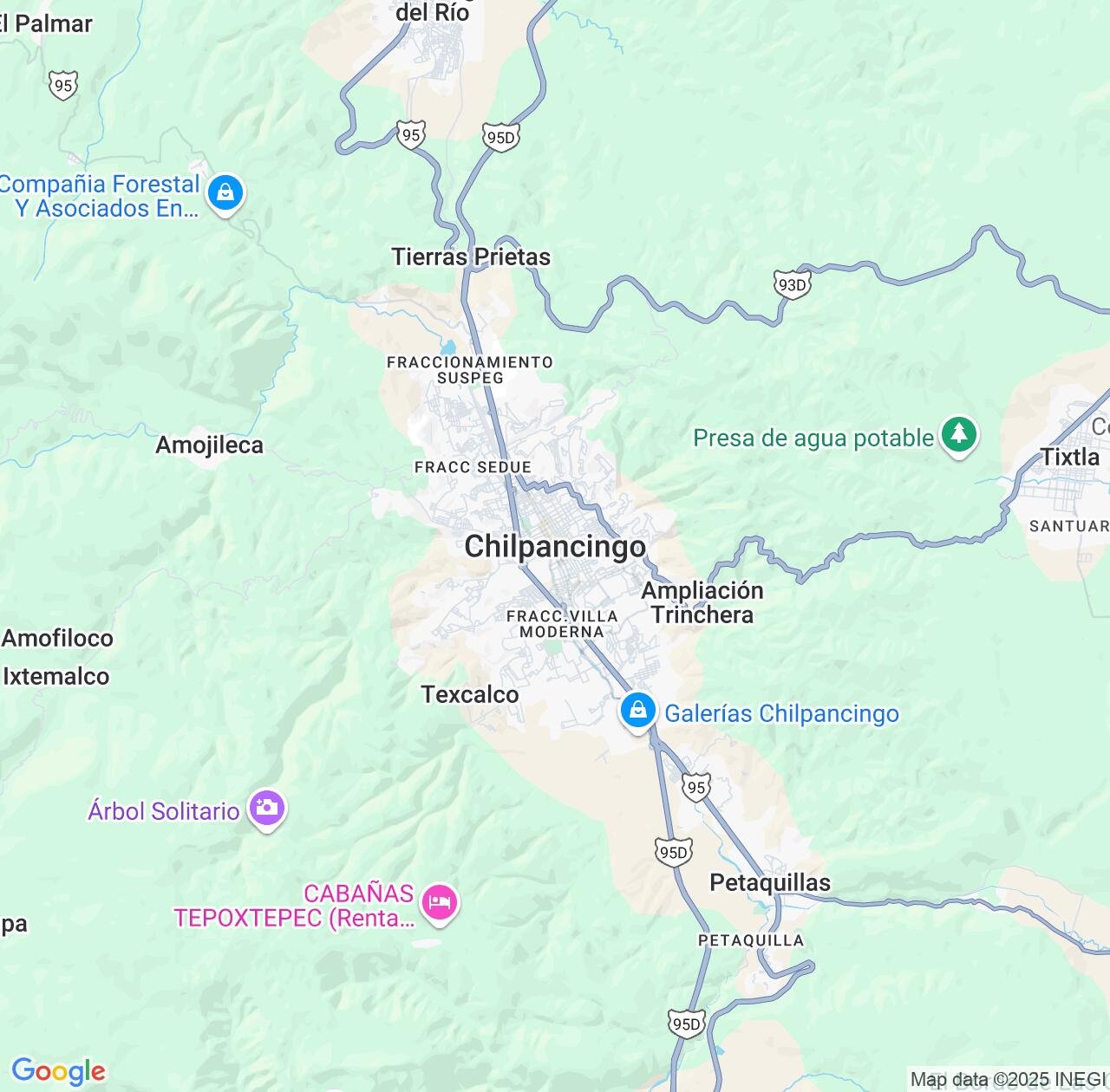 Map image for Intellectual Property Lawyers in Chilpancingo and Guerrero IP firms at coordinates  ; .