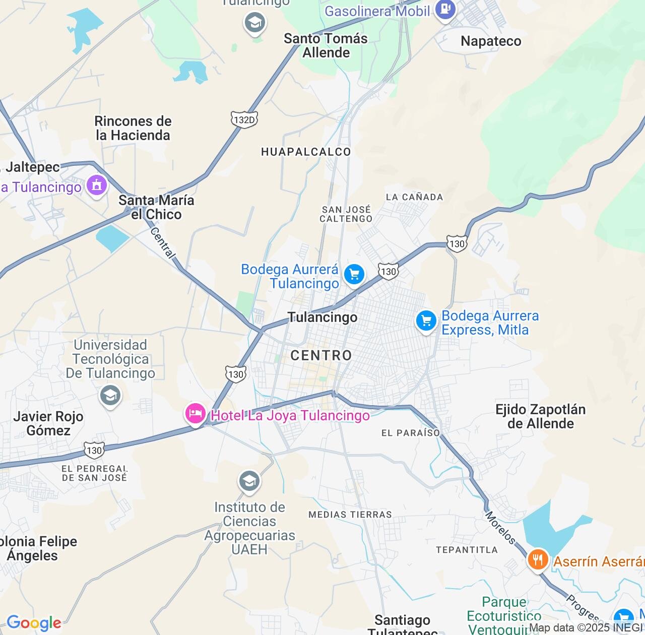 Map image for Intellectual Property Lawyers in Tulancingo and Hidalgo IP firms at coordinates  ; .