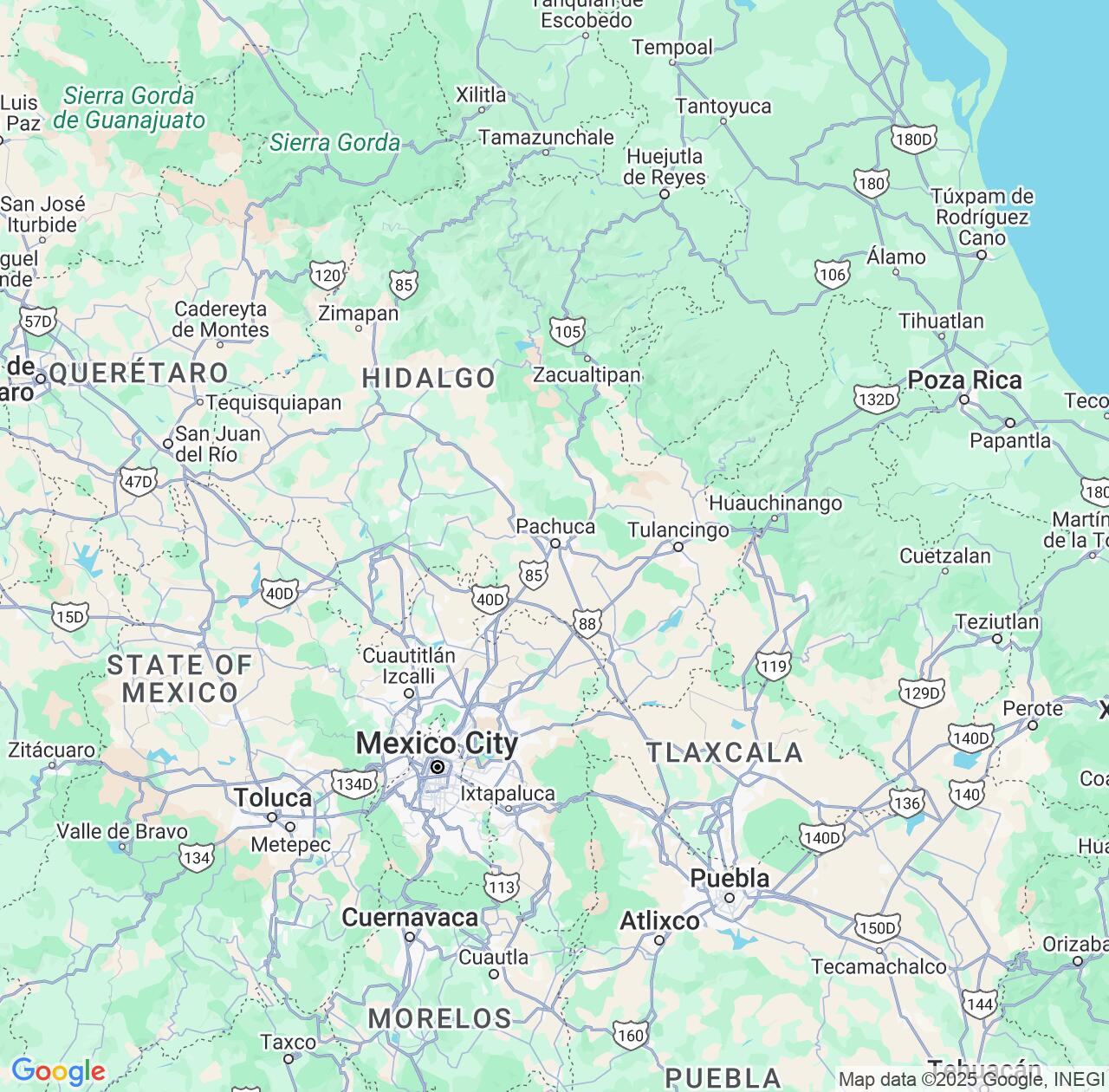 Map image for Intellectual Property Lawyers in Hidalgo and Mexico IP firms at coordinates  ; .