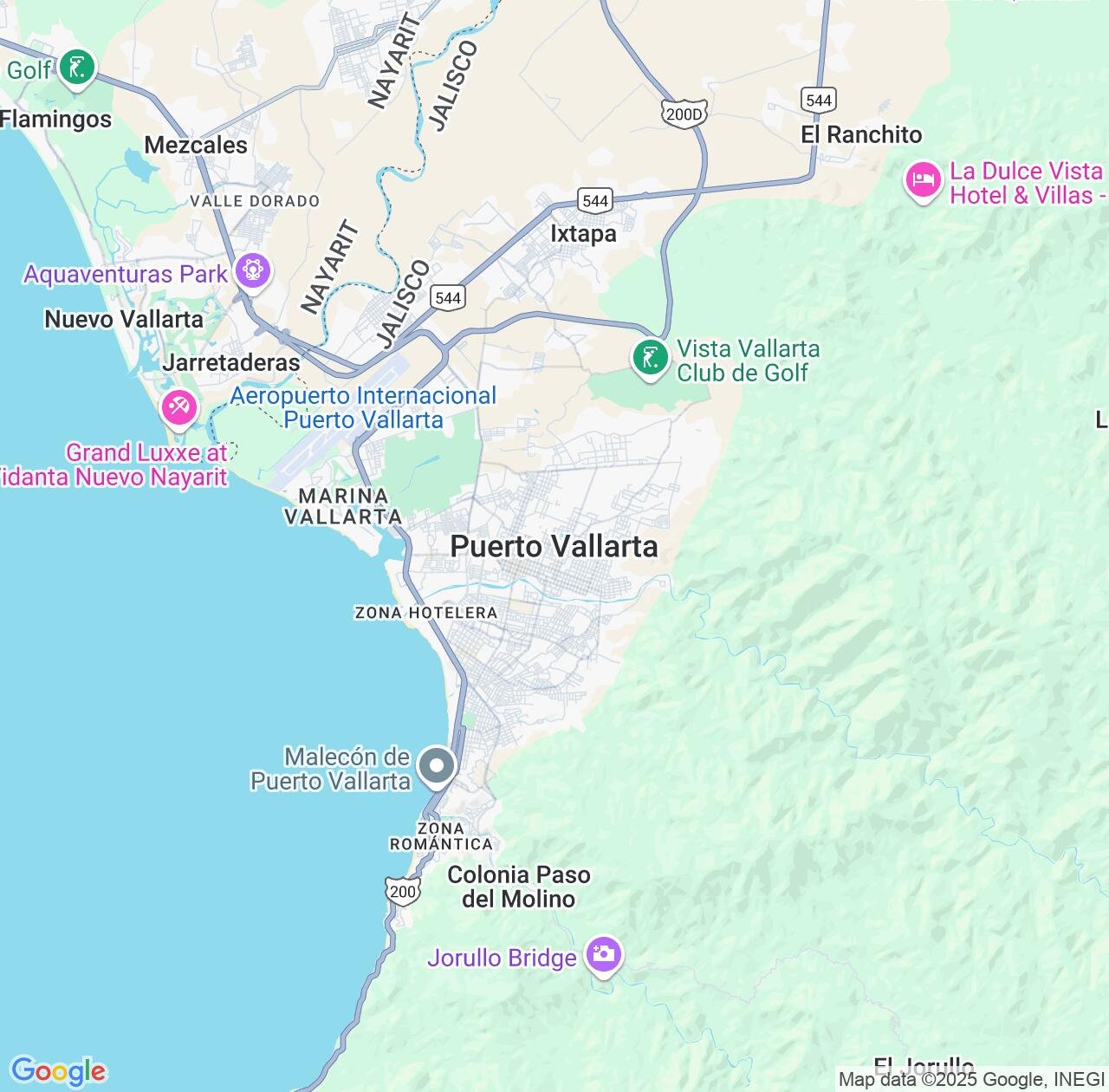 Map image for Intellectual Property Lawyers in Puerto Vallarta and Jalisco IP firms at coordinates  ; .