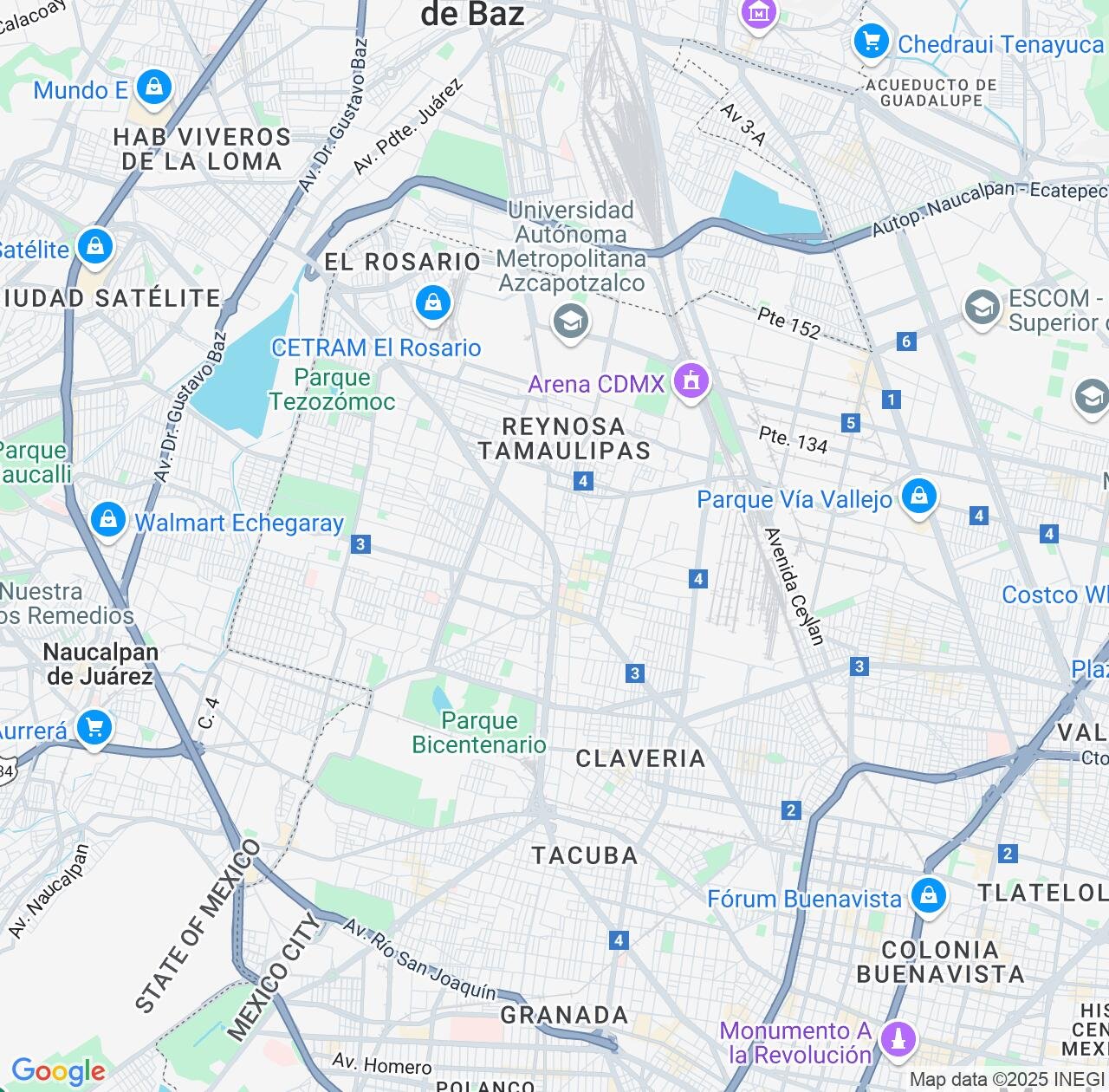 Map image for Intellectual Property Lawyers in Azcapotzalco and Mexico City IP firms at coordinates  ; .