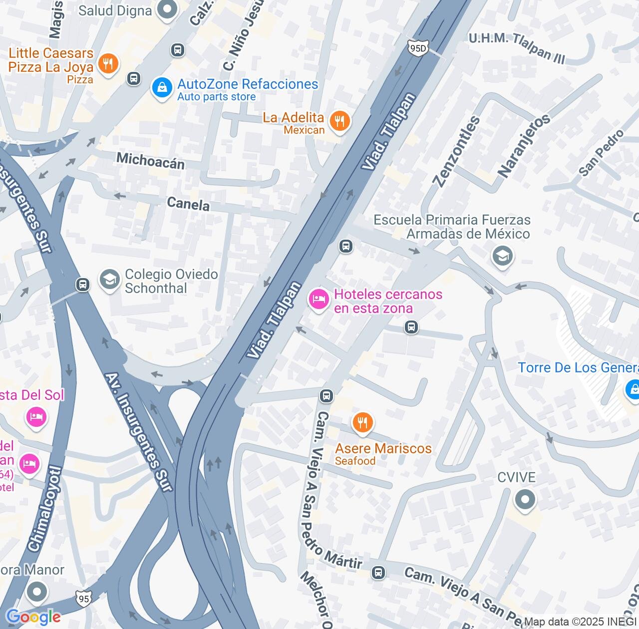 Map image for Intellectual Property Lawyers in Tlalpan and Mexico City IP firms at coordinates  ; .
