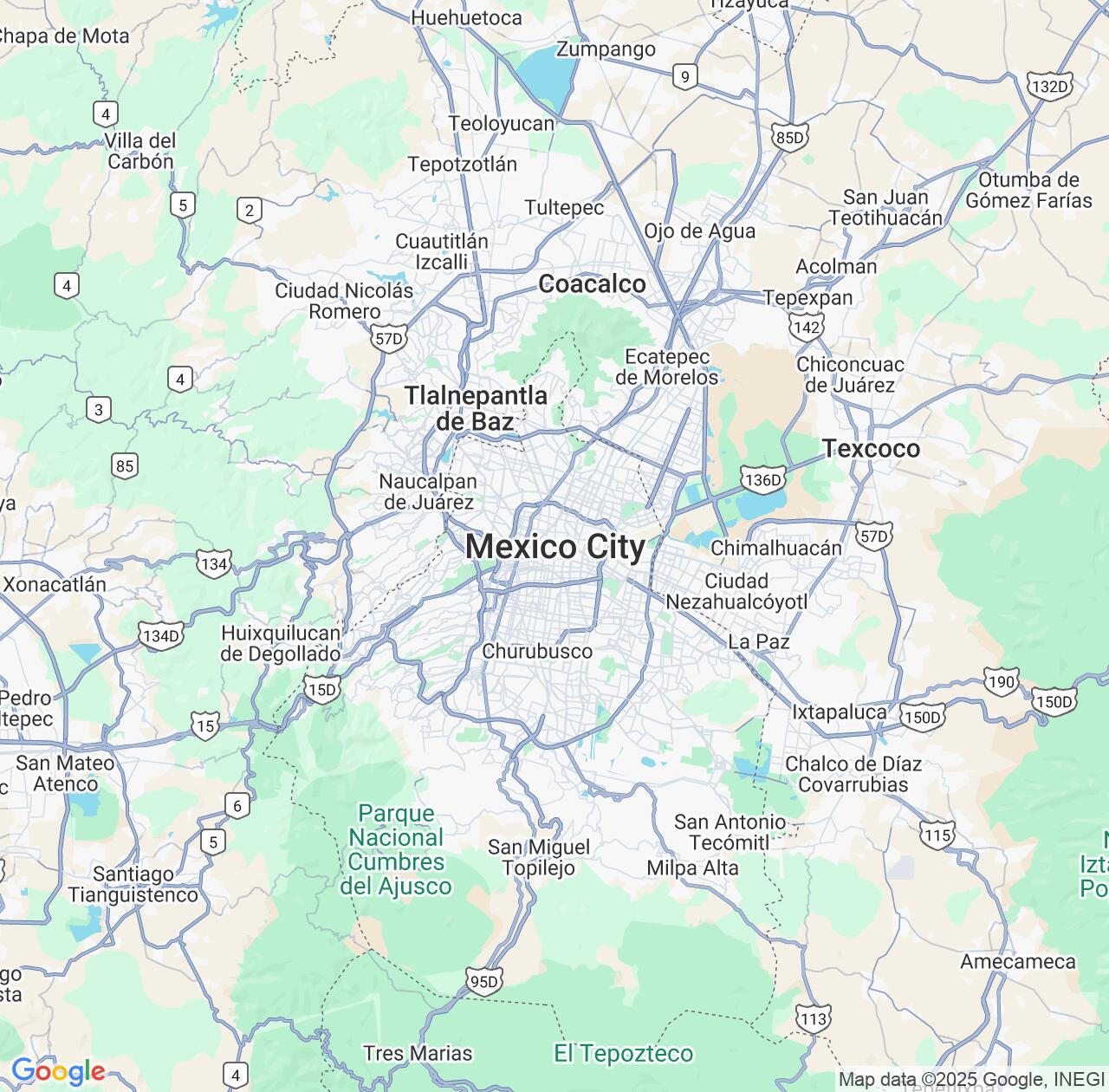 Map image for Intellectual Property Lawyers in Mexico City and Mexico IP firms at coordinates  ; .