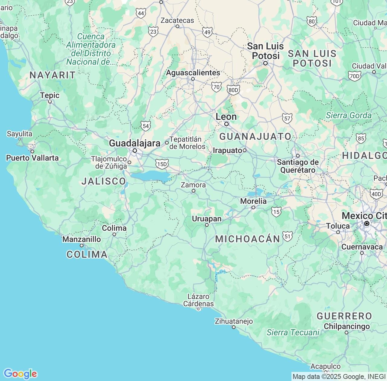 Map image for Intellectual Property Lawyers in Zamora and Michoacán IP firms at coordinates  ; .