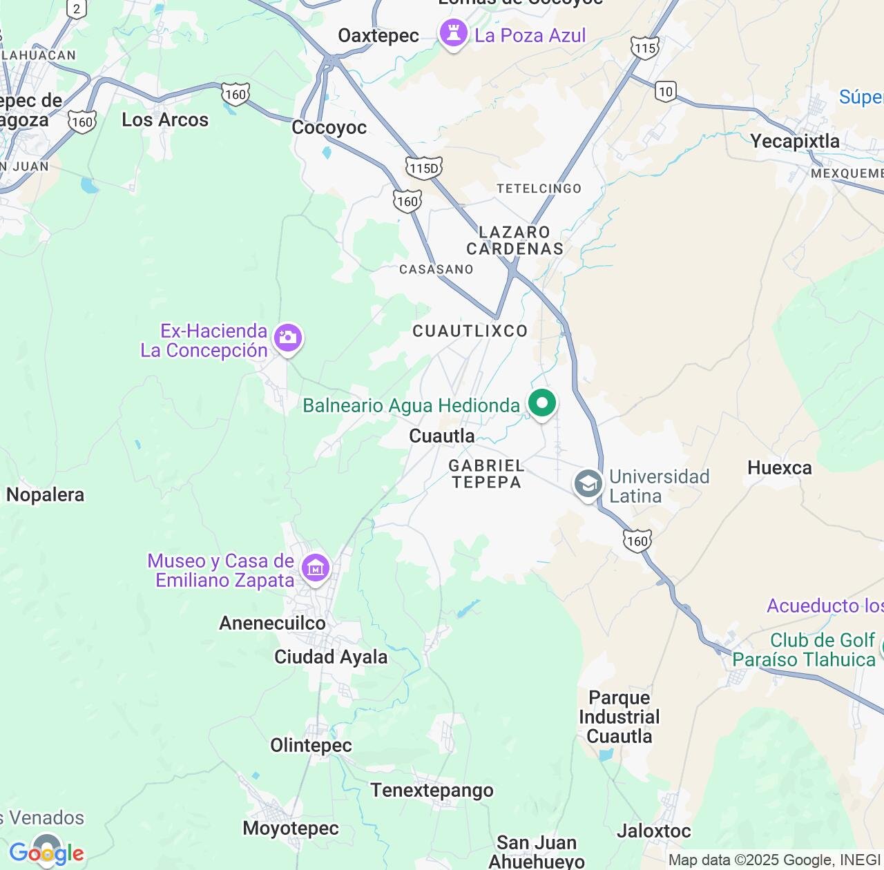 Map image for Intellectual Property Lawyers in Cuautla and Morelos IP firms at coordinates  ; .