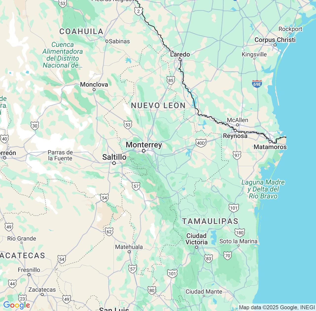 Map image for Intellectual Property Lawyers in Nuevo León and Mexico IP firms at coordinates  ; .