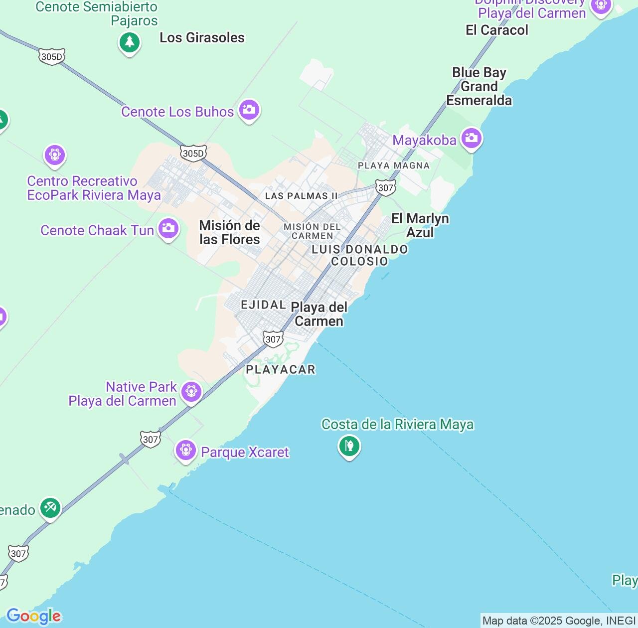 Map image for Intellectual Property Lawyers in Playa del Carmen and Quintana Roo IP firms at coordinates  ; .