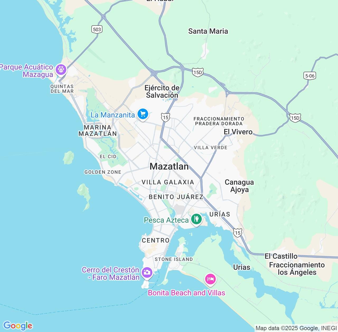 Map image for Intellectual Property Lawyers in Mazatlan and Sinaloa IP firms at coordinates  ; .