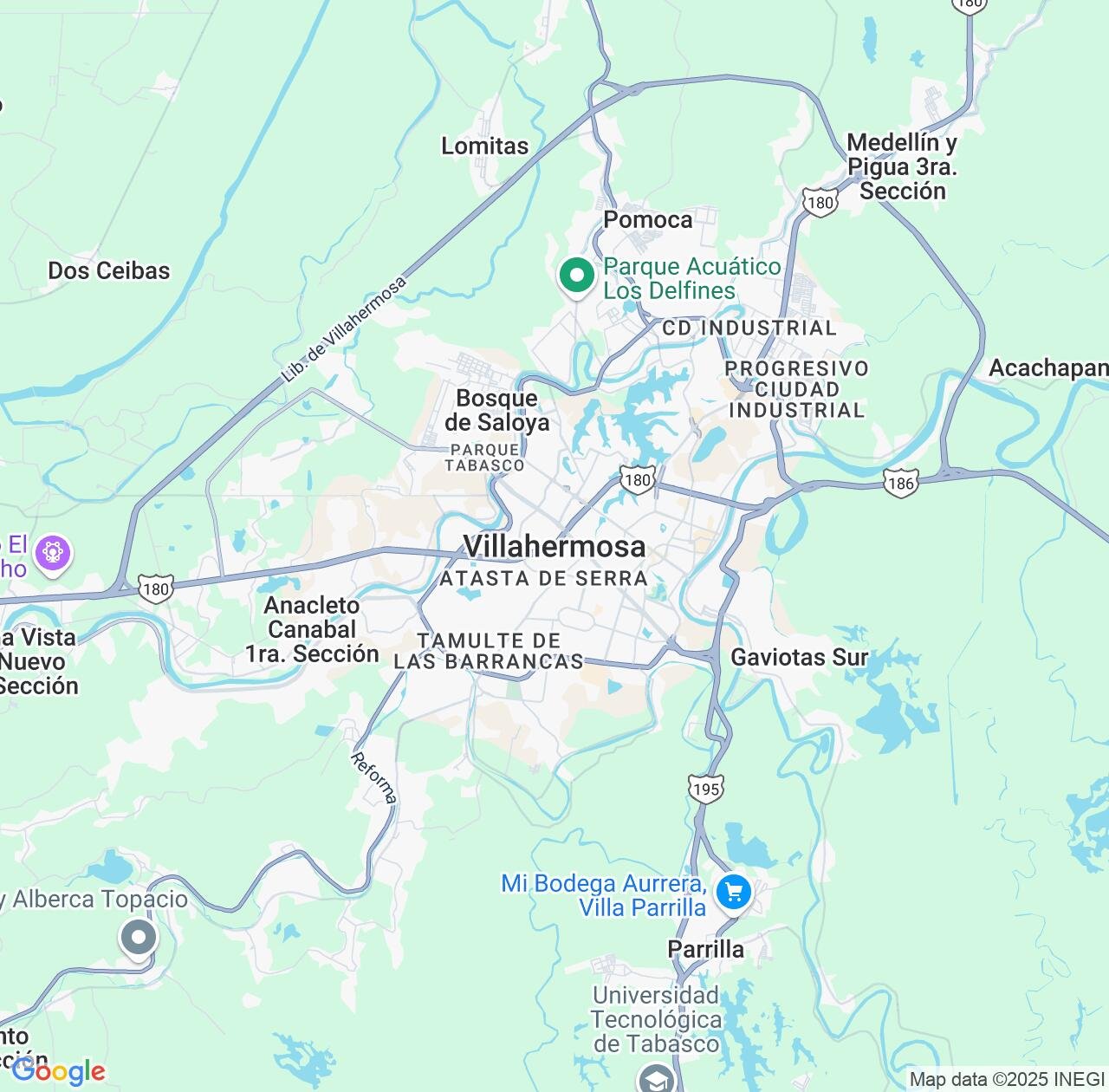 Map image for Intellectual Property Lawyers in Villahermosa and Tabasco IP firms at coordinates  ; .