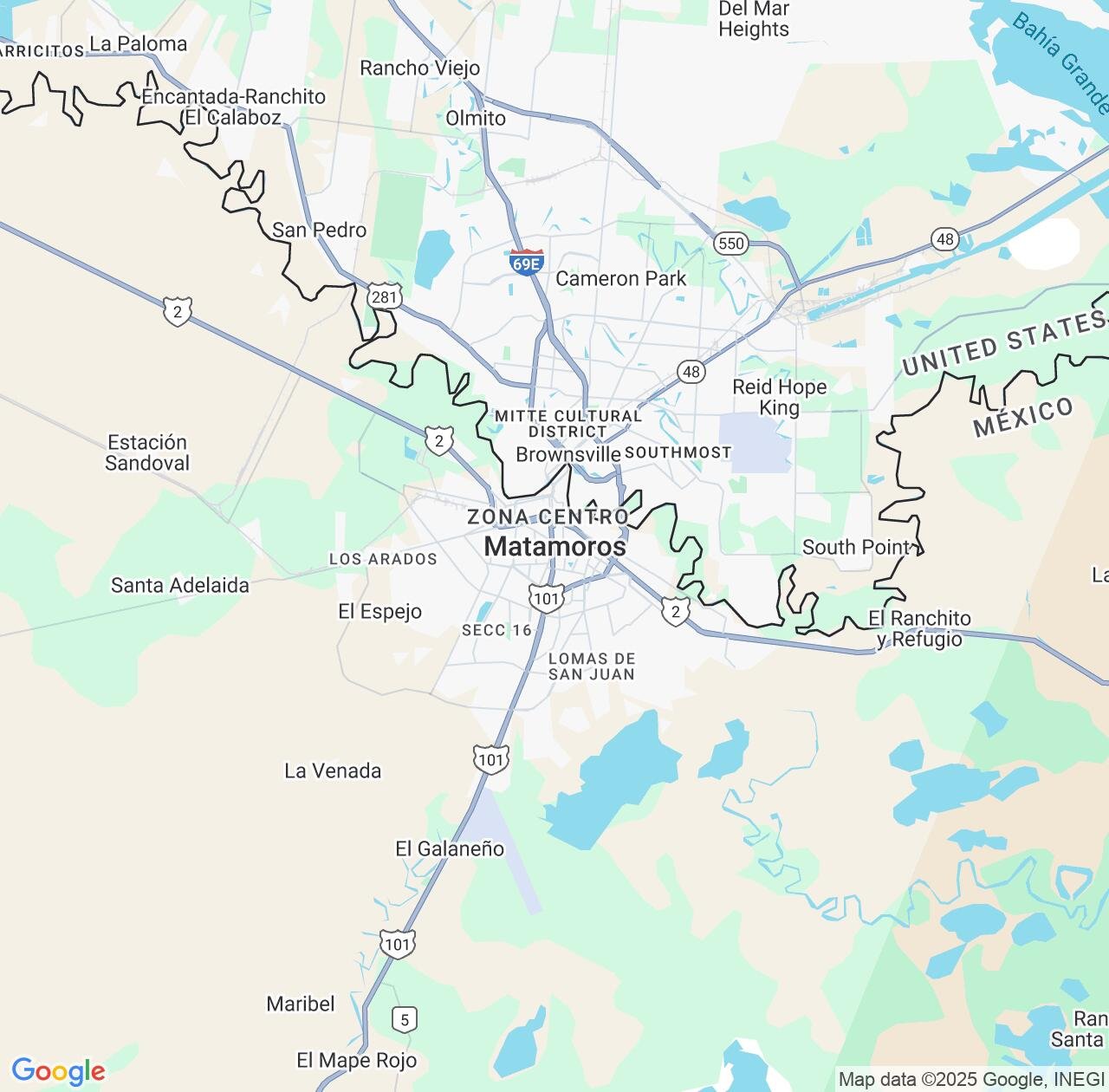 Map image for Intellectual Property Lawyers in Heroica Matamoros and Tamaulipas IP firms at coordinates  ; .