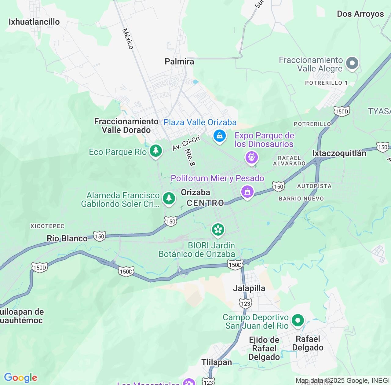 Map image for Intellectual Property Lawyers in Orizaba and Veracruz IP firms at coordinates  ; .