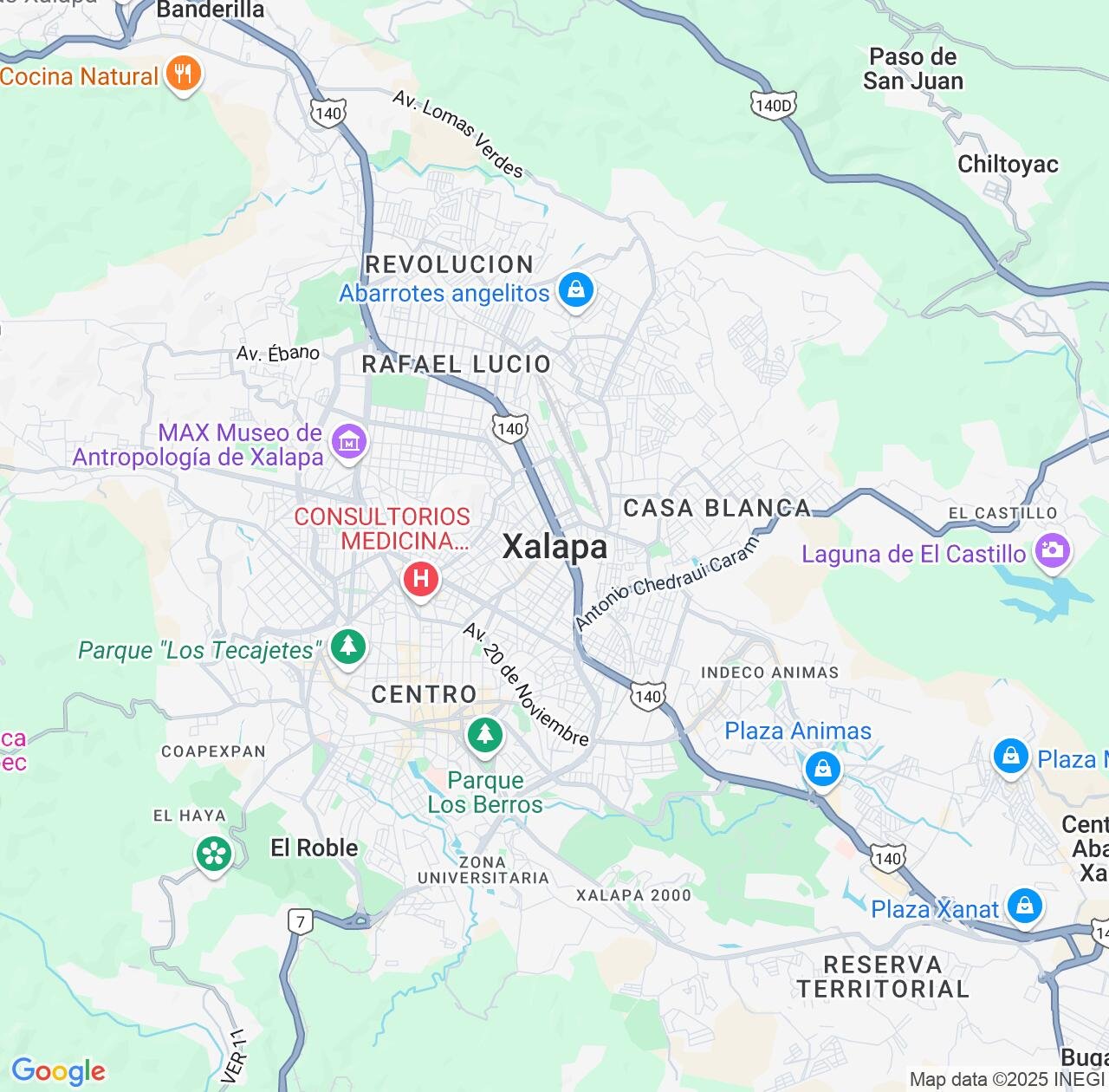 Map image for Intellectual Property Lawyers in Xalapa de Enriquez and Veracruz IP firms at coordinates  ; .