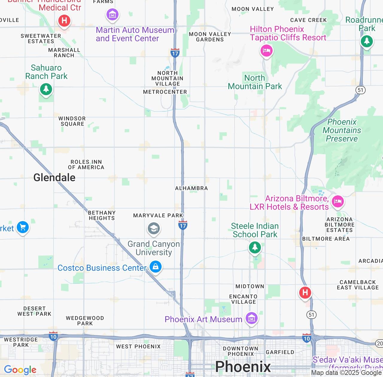 Map image for Intellectual Property Lawyers in Alhambra and Arizona IP firms at coordinates  ; .
