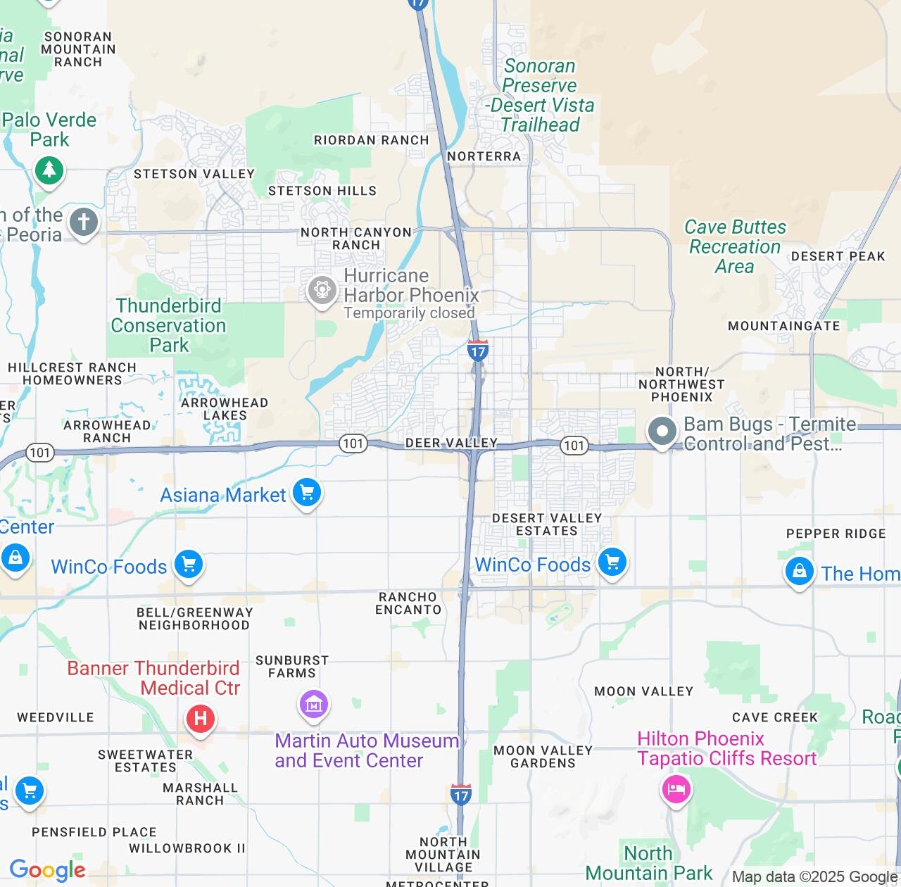 Map image for Intellectual Property Lawyers in Deer Valley and Arizona IP firms at coordinates  ; .