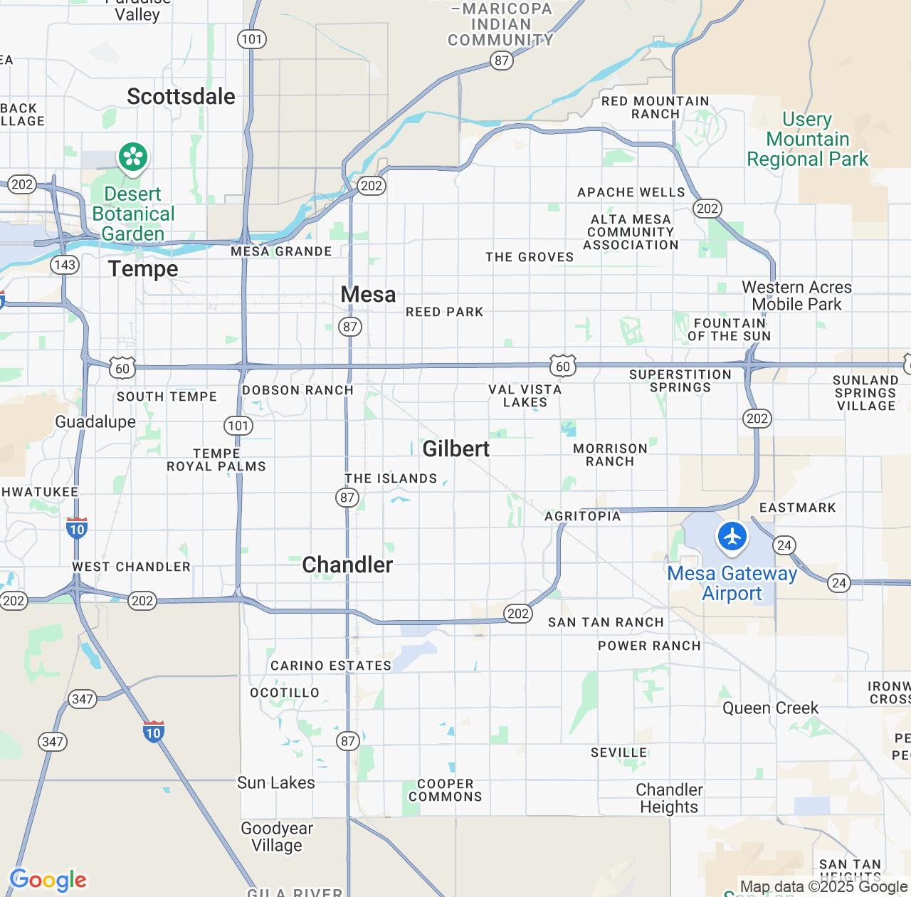 Map image for Intellectual Property Lawyers in Gilbert and Arizona IP firms at coordinates  ; .